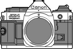 Canon AE-1P Front