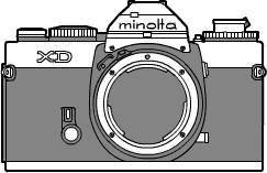 MINOLTA XD Front