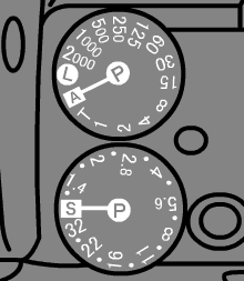 Nikon F-401X Dial