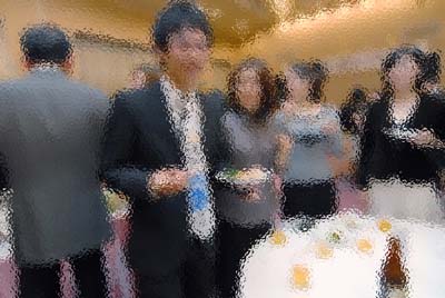 各テーブルでの撮影