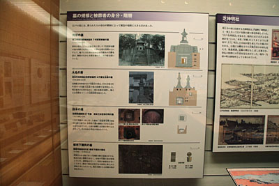 パネル展示の額縁が膨らむ