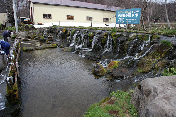 羊蹄山の湧き水