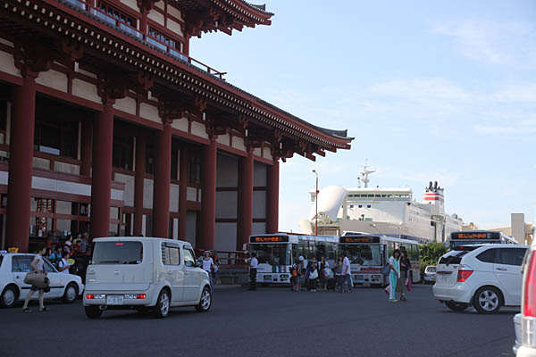下船後の待ち合わせ場所