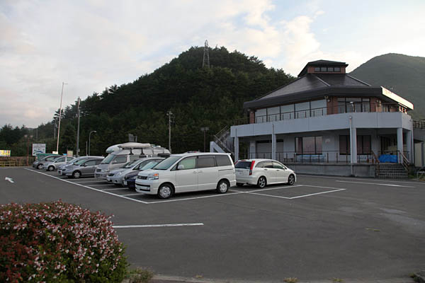 道の駅「七ヶ宿」の朝
