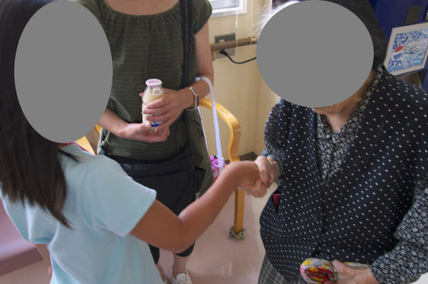 別れ際の握手