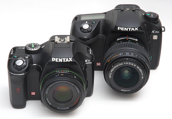 K-xとK10Dの比較