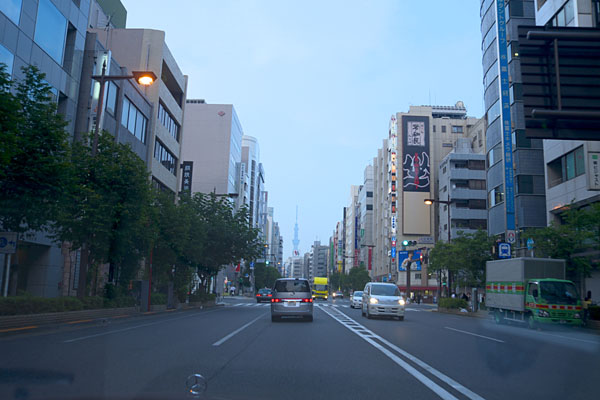 東京スカイツリーが見えてきた