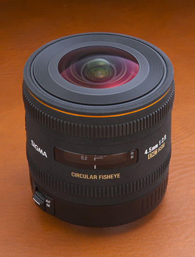 APSサイズ用円周魚眼レンズ SIGMA 4.5mm F2.8