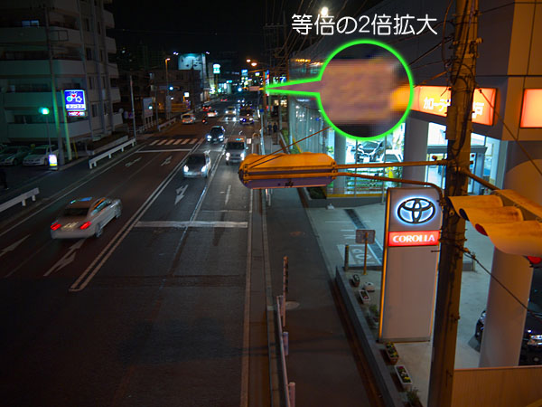 ライブビュー手持ち撮影/手ブレ補正無し