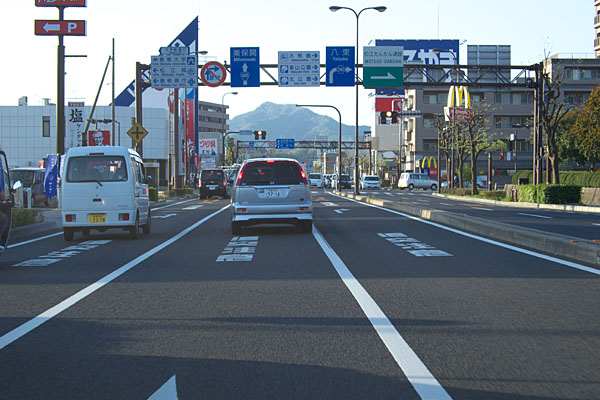 くにびき通りを北上