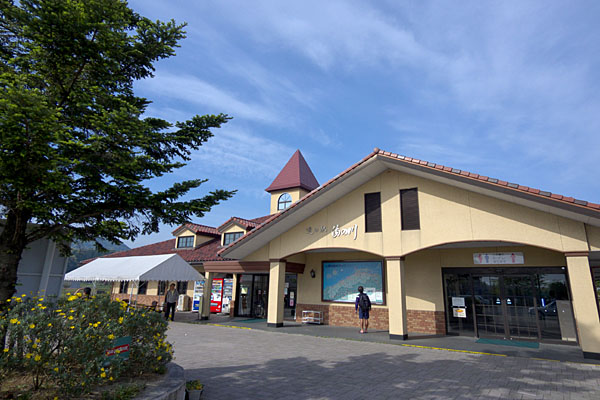 道の駅「湯の川」の朝