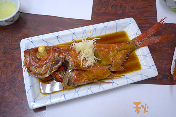 キンメダイの煮付