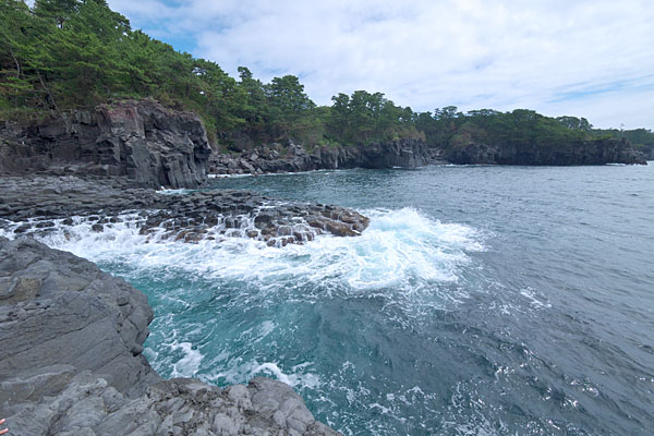 大淀小淀から振り返った海岸