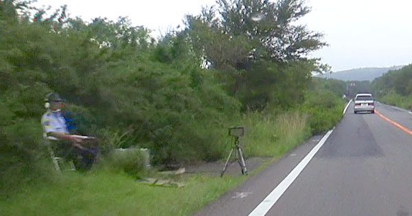 ネズミ捕りのレーダー