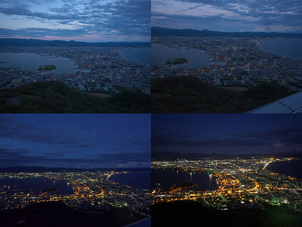 函館山からの夕〜夜景