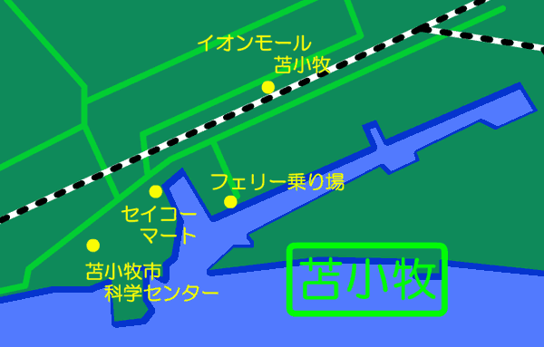 この日の行動地図