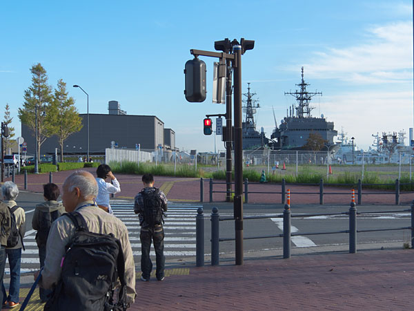 艦が見えてきた