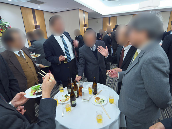 賀詞交歓会での撮影