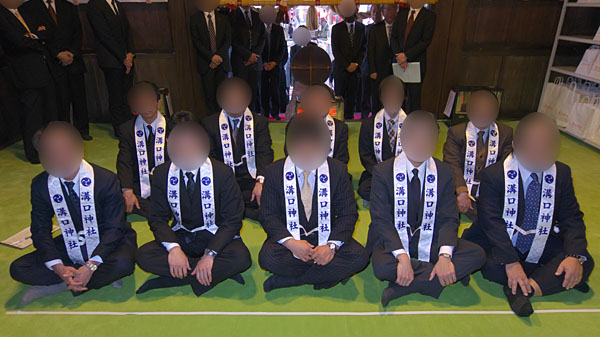 安全祈願祭での撮影