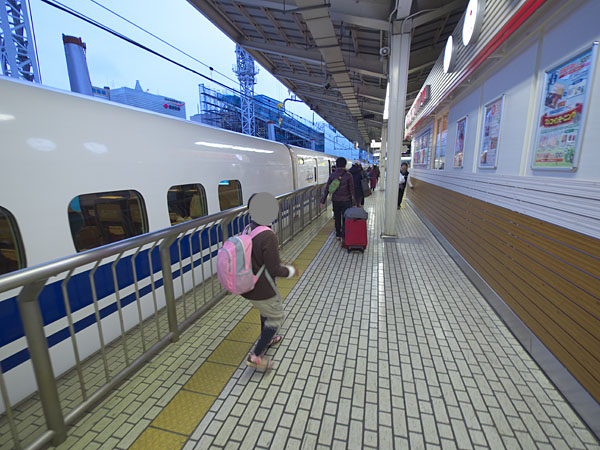 東京駅の新幹線ホーム