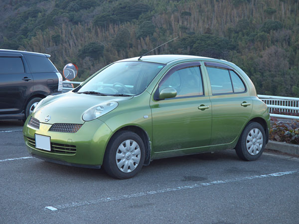 間もなくレンタカーの日産マーチともお別れ