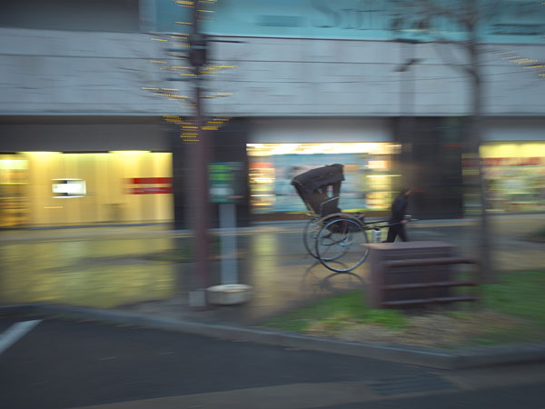 小倉にまさかの人力車