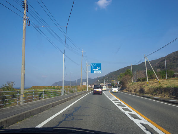 母親と話をしながらのドライブ