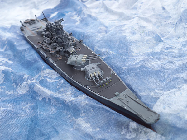 1/700スケール戦艦大和 (ティルトさせず)