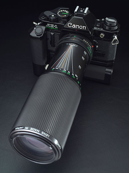 Canon AE-1P (ティルトさせず)
