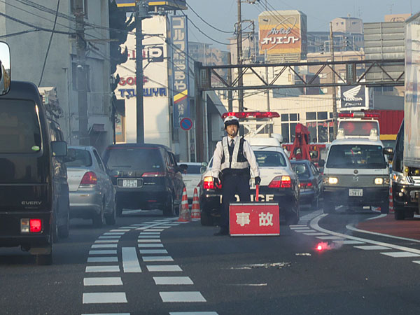 事故渋滞だった