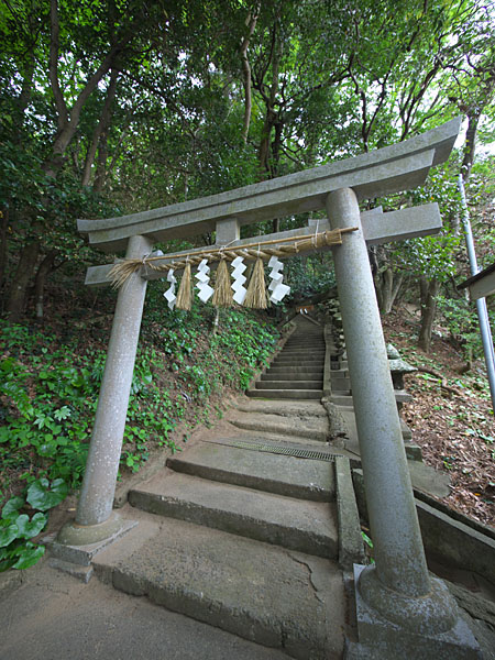 烏帽子岩への登り口