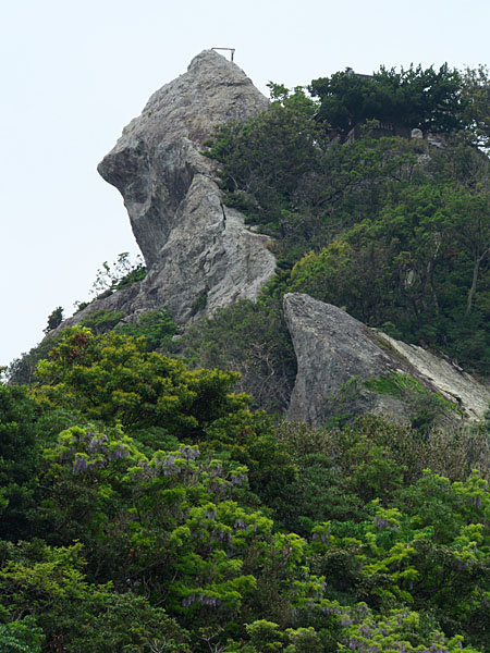 烏帽子岩頂上