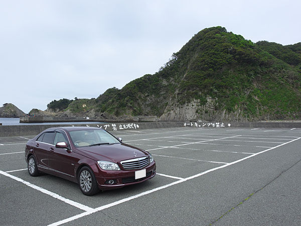 石廊崎の駐車場
